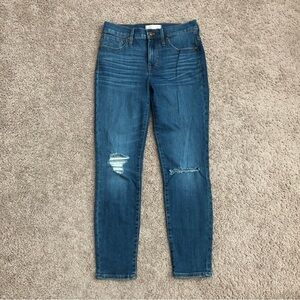 Madewell Jeans Womens Size 26 9” High Rise Skinny Crop